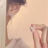 Artistic Ballet Bow Stud Earrings Simple Earrings for Women Unique Delicate Accessories