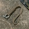 High Strength Paracord Keychain Outdoor Style Parachute Cord Keychain  Survival Tool