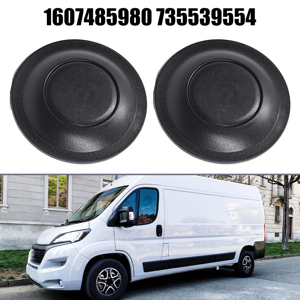 Rear Interior Door Release Push Button For Fiat Ducato For Boxer For Relay 2006-On Black ABS OEM 1607485980