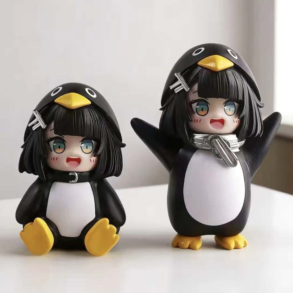 Hot IN VOORRAAD 6cm Arknights Endfield Pengmin Figuren Pvc Kleine Cosplay Pengmin Model Anime Collectie Bureau Display Verjaardagscadeau