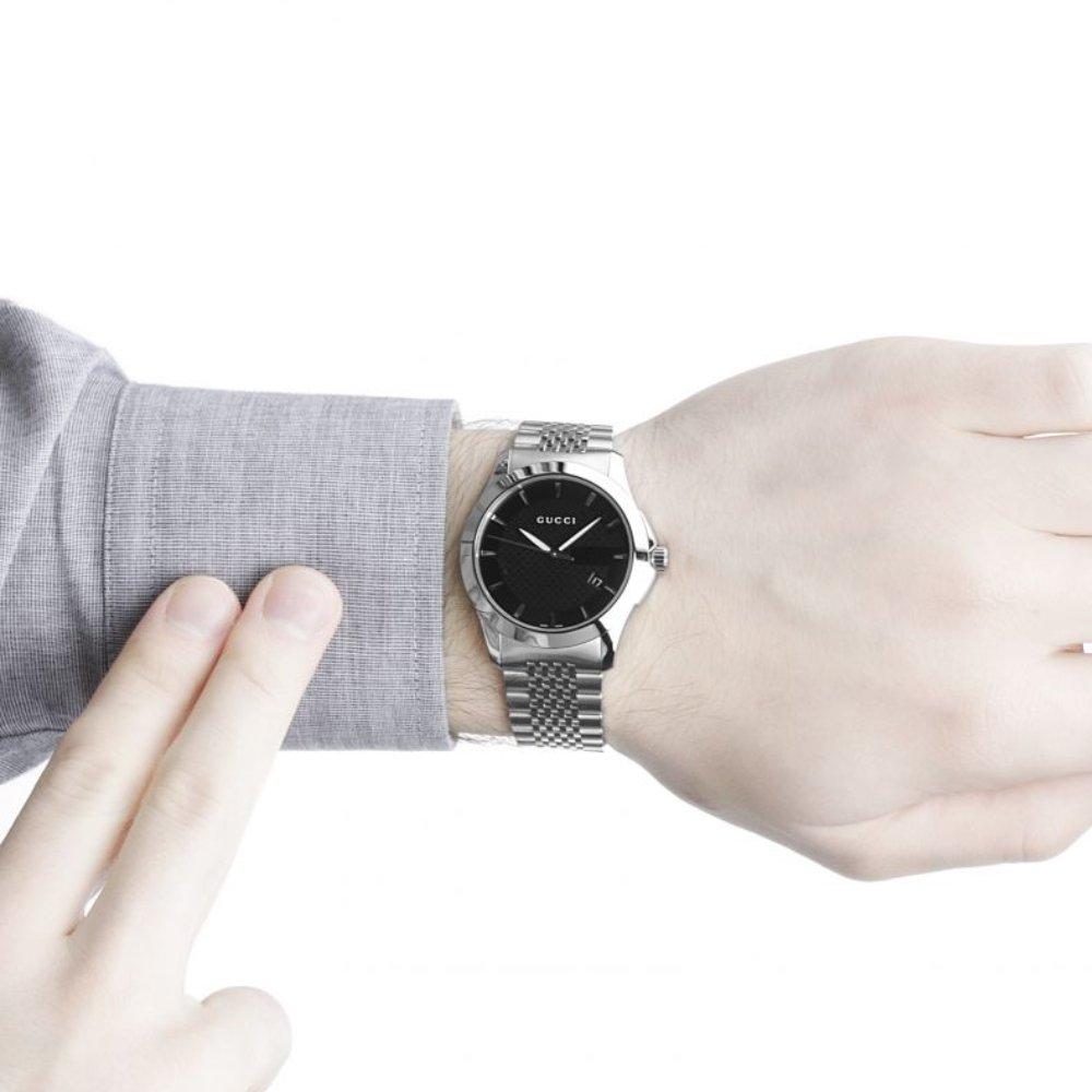 Gucci YA126402 G-Timeless Black Dial Men's Watch