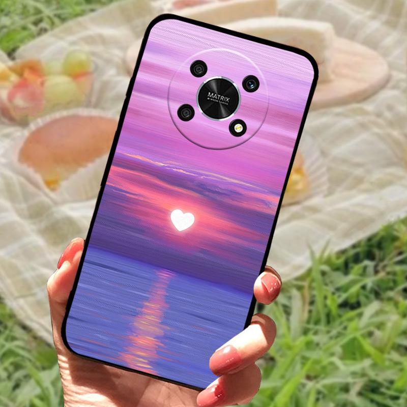 Luxury Fashion Case For Honor Magic4 Lite 5G New TPU Soft Silicone Cover Funda For Huawei Honor Magic 4 Lite Phone Bumper Shell