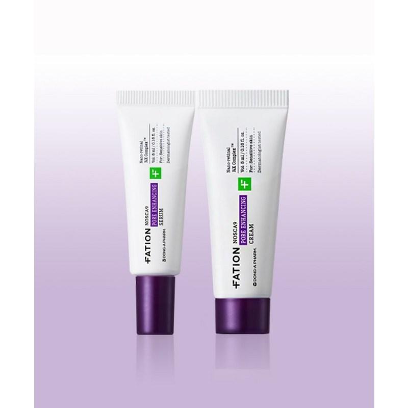 FATION Noscarinane Trouble & Pore Elasticity 2-Piece Kit Serum 5ml + Cream 5ml, NONE, 1 Pcs, NONE