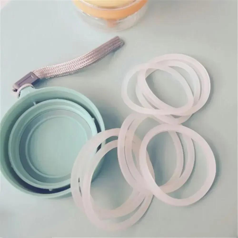 1Pcs Waterproof Silicone Sealing Ring Water Cup Accessory Food Grade Rubber Ring Insulation Cup Universal Leak-proof Gasket