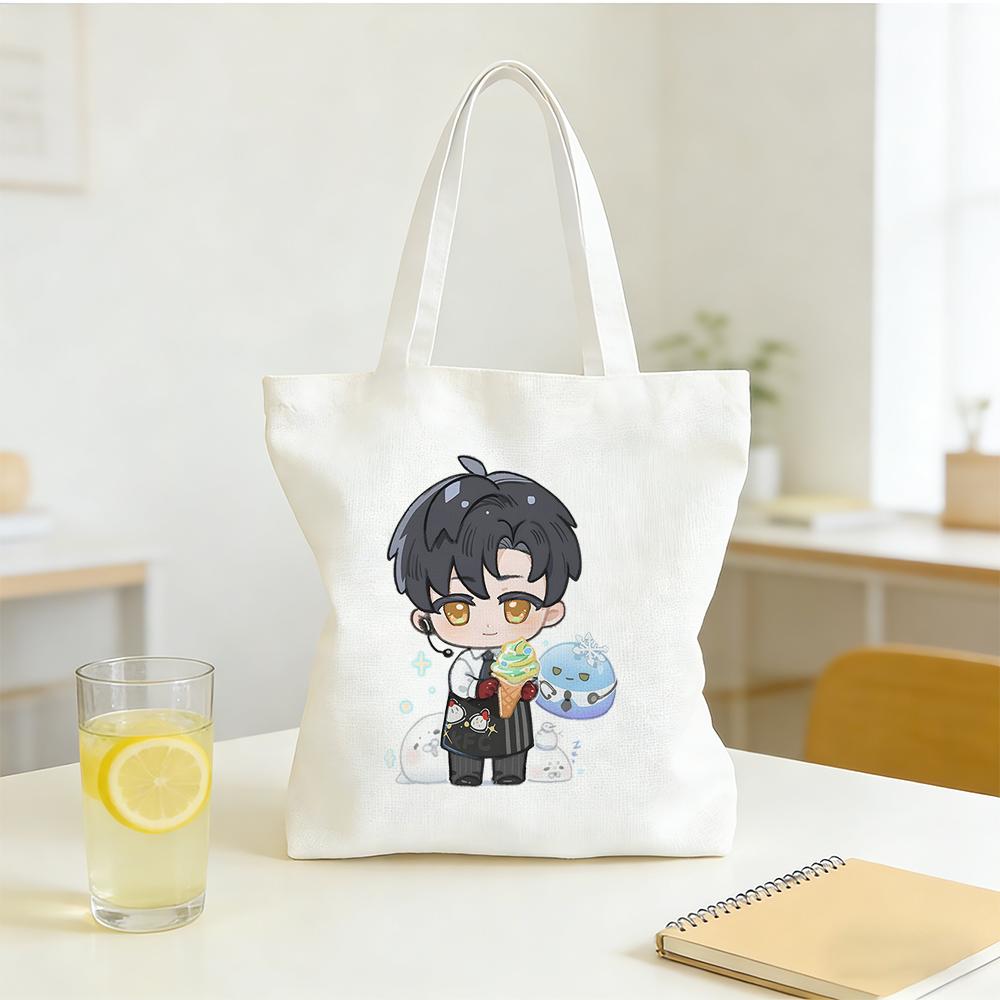 2026 Love and Deepspace Cartoon Zayne Stage Canva Bag 30x35/35x40CM Anime Cosplay Cute Printed Shoulder Handbag Fans Gift