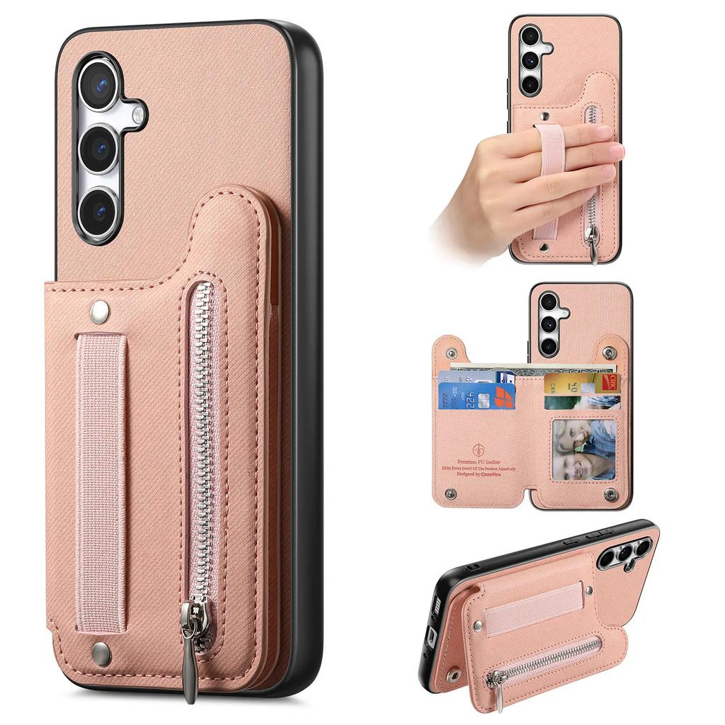 Geldbörse mit Kartenhalter Handyhülle Für Samsung Galaxy S25 S24 FE Edge S26 S23 Ultra S22 Plus A37 A57 A17 A07 A56 A55 A36 Hülle
