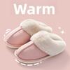 Cotton Slippers for Indoor, Home, and Outdoor Wear. Plush Warm, Thick Soled, Non Slip Cotton Shoes for Men, Floor Slippers