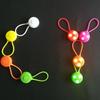 1Pcs Silicone Led Night Outdoor Backpack Lights Running Warning Light Camping Riding Wind Rope Light Travel Equipment Tool