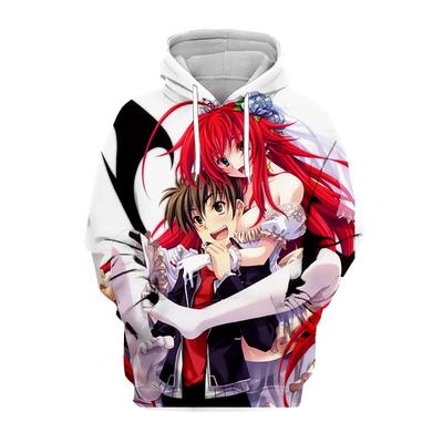 Japonya Harajuku Anime High School DxD HERO 3D Baskılı Kapşonlu Üstler Erkek/Kadın Sweatshirt Moda Havalı Kazak Çocuk kapşonlu Erkek ceket