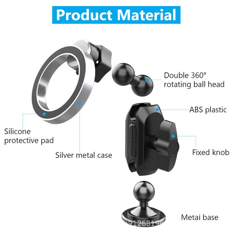 Magnetic Phone Holder For Car Magnetic Car Phone Holder Mount Flexible Dashboard Windshield Car Phone Mount Sturdy Strong Magnet