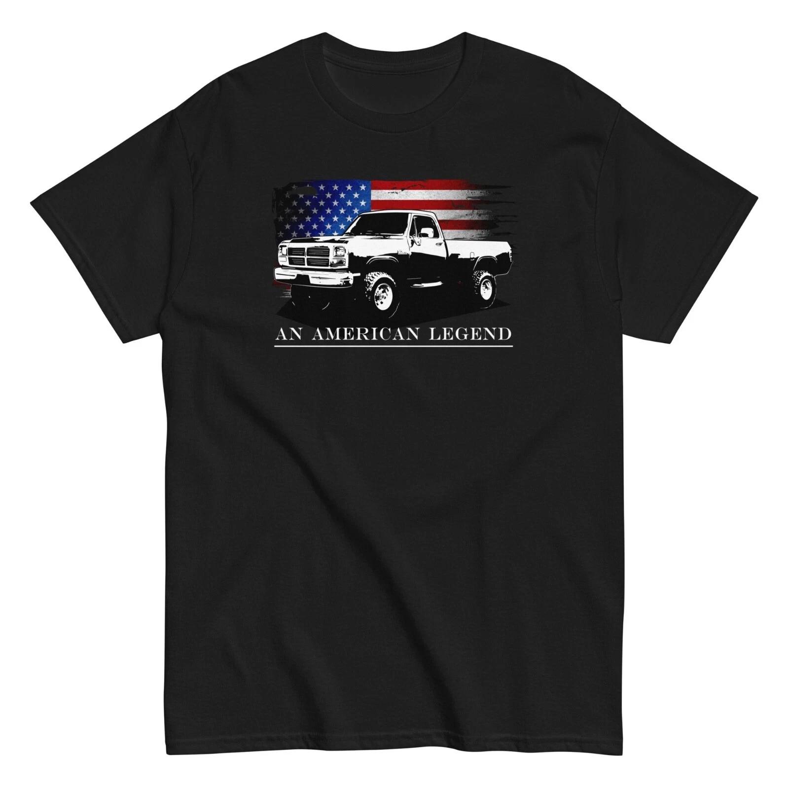 First Gen Truck Shirt T-Shirt With American Flag M