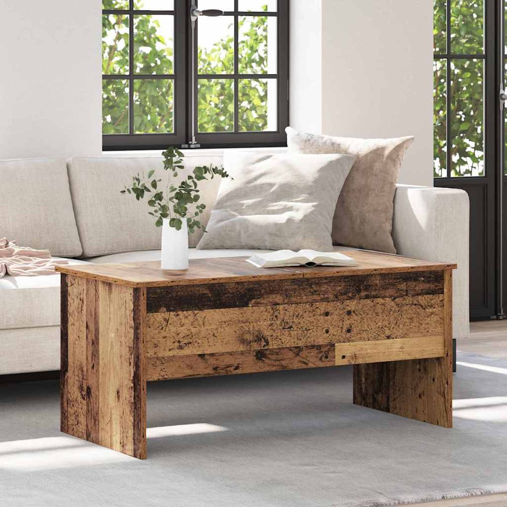 Vintage Wood Coffee Table 102 x 50.5 x 46.5 cm Particleboard