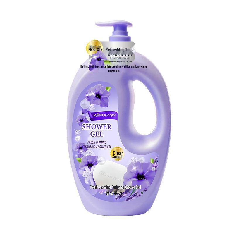 Revka Silk Long-Lasting Floral Body Wash for Men and Women - Cleansing, Moisturizing, and Refreshing