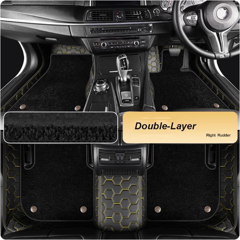 Double layer 5D Custom Car Floor Mats For Toyota Camry Auto Carpets Foot liners car Accessories voiture