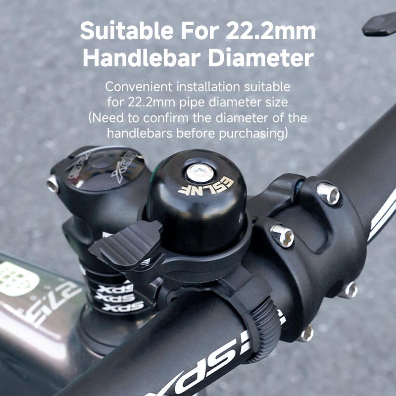 ESLNF Bicycle bell MTB Road Bike copper bell Handlebars Warning Horn Urban Commuter Riding Accessories