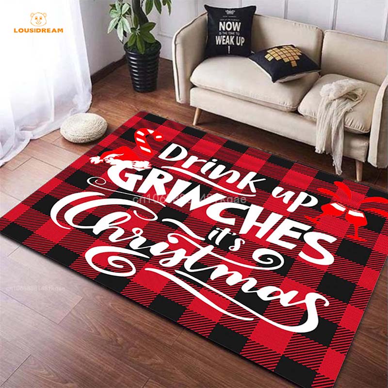 

Добро пожаловать в Whoville Рождественское украшение Ковер Гостиная Спальня Нескользящий коврик Входная дверь Коврик Ванная комната Домашний декор