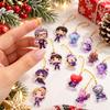 2D Acrylic Advent Calendar with Pendant Ornaments for Holiday Countdown
