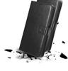 Motorola Signature Crazy Horse Portemonnee Flip Case, Zwart