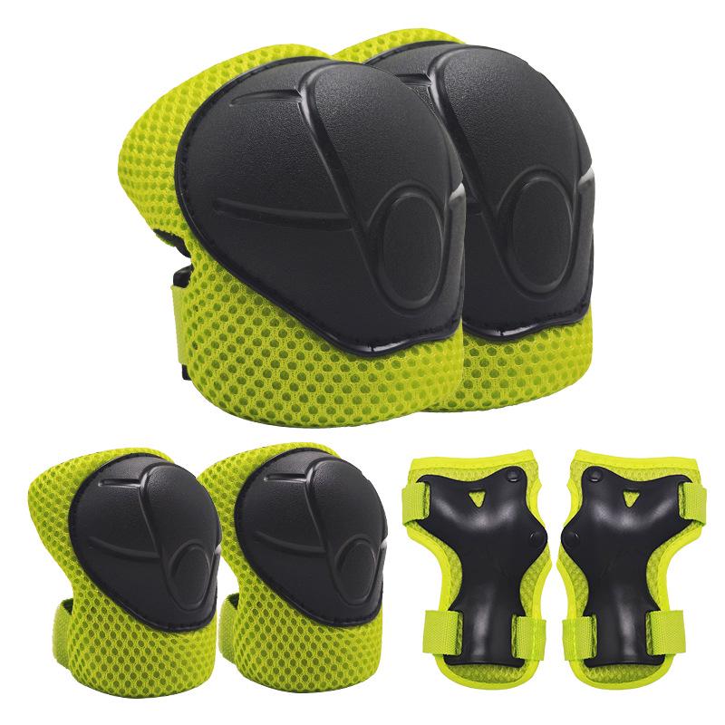 7-teiliges Rollschuh-Schutzausrüstungsset für Kinder: Helm, Knie- und Handgelenksschützer