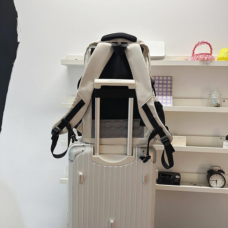 Schoolbag School Bag Junior High School Student Middle School Student Boy High School Student Backpack Male Large Capacity Female Backpack Burden