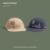 Heavy Embroidery Flat Brim Baseball Cap Hip Hop Unisex Duckbill Cap Fashion Versatile Casquette