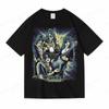 Vintage tričko Kiss Unisex Unisex Móda Bavlněné tričko Punk Oblečení Trička s výstřihem Horor Harajuku Topy Rocková kapela Kiss Tričko Boy