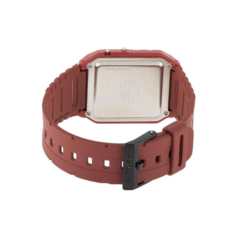 Casio YOUTH Serie - digitaler Taschenrechner, modisches LCD-Display, multifunktional, wasserdicht, Quarzwerk, Harzarmband, Japanisch und CA-53WF-4B
