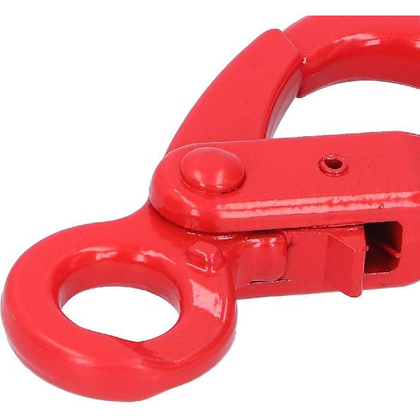 Slip Hook, 1.12T Slip Hook Safty Lock, Self Locking Eye Type Safety Lifting Hooks, Slip Hook Safty Lock with Painted Finish for Factory, Towing Hooks