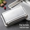 Stainless Steel Deep Square Plate