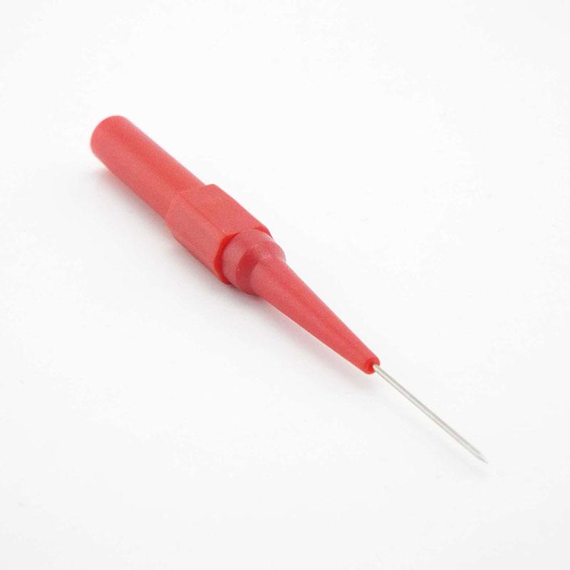 Testovací sonda z nerezové oceli Jehlový konektor pro 4mm banánovou zástrčku vlastní elektrický multimetr Příslušenství pro opravy automobilů