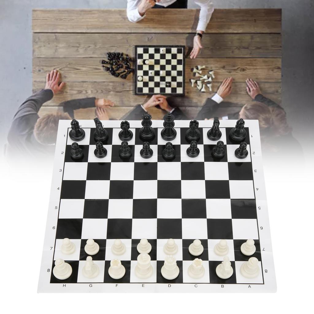 2 In 1 Travel Board Games Set Portable Chess and Checkers Set for Kids and Adults