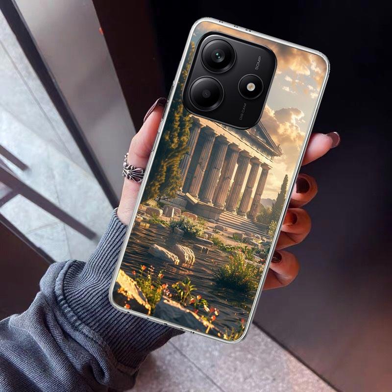 Roman Colosseum Phone Case For Xiaomi Redmi Note 10 11 12 13 14 15 Pro Plus 11S 12S 14S 11T 11E 10S Soft TPU Back Cover Redmi No