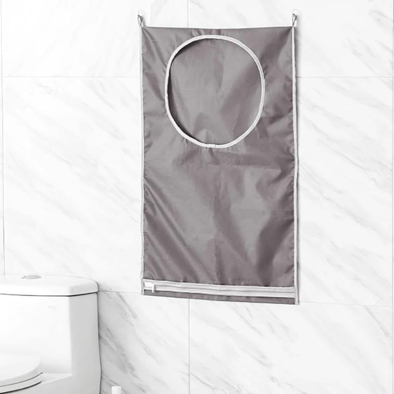 Large Hanging Laundry Basket Storage Bag Foldable Organizer For Dirty Clothes OxfordCloth Multi-pocket Clothing Toy Storage Home