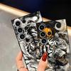 Black Soft Phone Cover Case for Samsung Galaxy S25+ S21 S23 FE Note 20 10 Plus S22 S25 Ultra S24+ S24 S20 S23+ Cool Silver