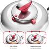 LINKFAIR 18cm Stainless Steel Micro-Pressure Saucepan