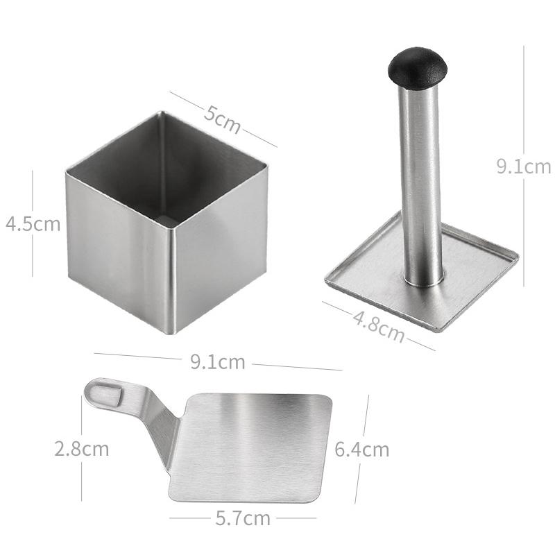 

Форма для рисовых шариков из нержавеющей стали 304, бытовая форма для суши из пищевых продуктов, детская форма для приготовления прикорма, инструменты для суши