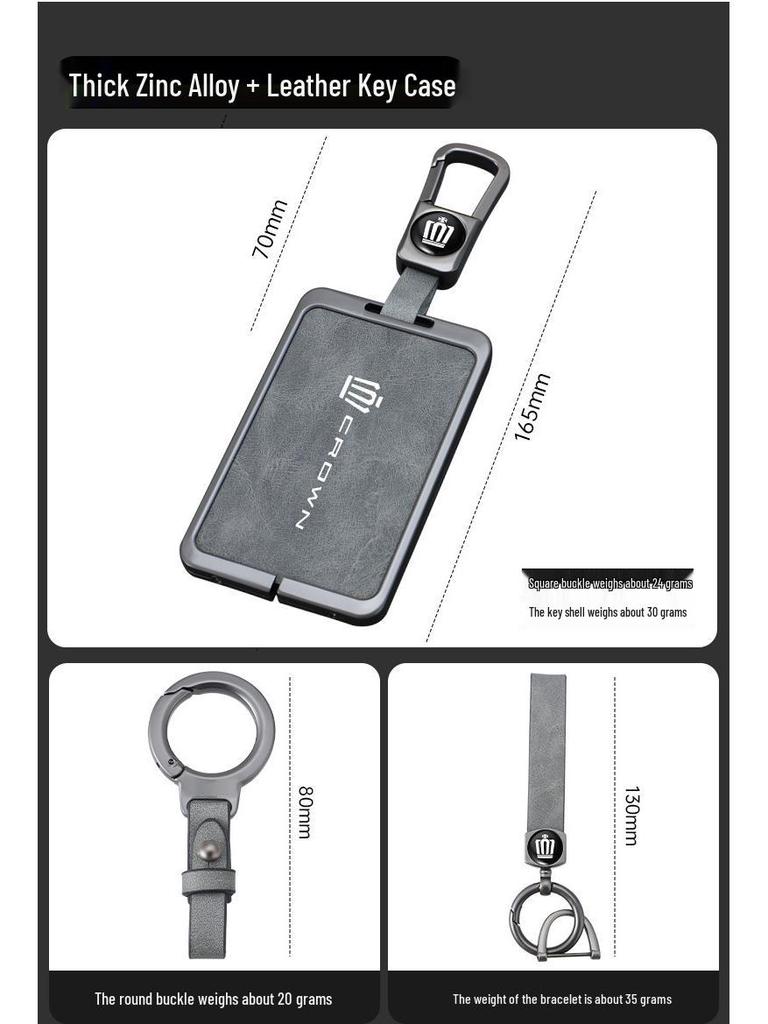 Universal NFC Card Key Case for Men & Women - Metal Shell, 12/13/14 Gen-Compatible