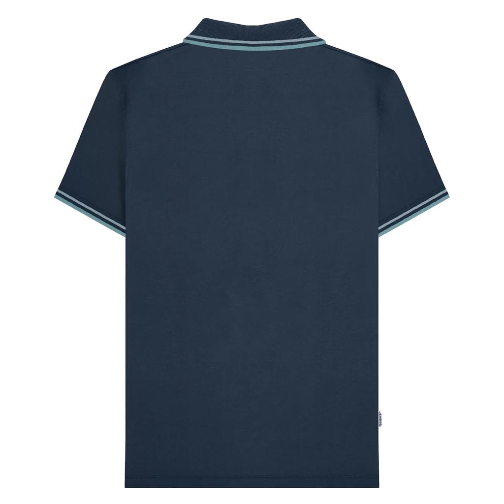 LAMBRETTA Mens SS25 Houndstooth Big & Tall Polo Shirt