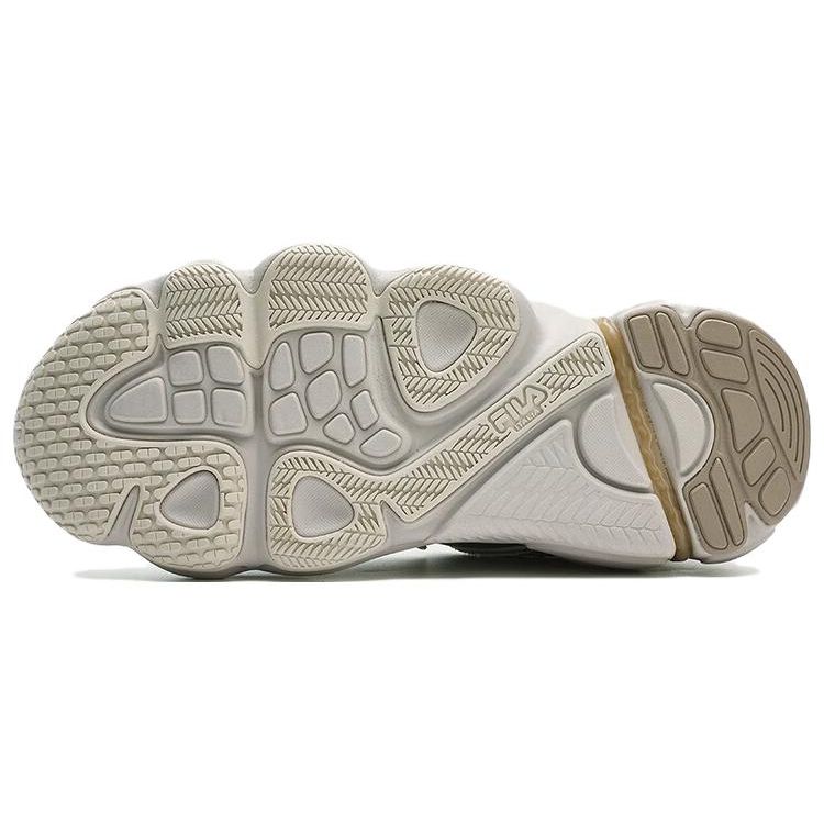 FILA Fleece Comfortable Shock Absorbing Wear Resistant Low Top Dad Shoes Women sneaker Khaki F12W342119FSM