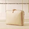 Compression Travel Bag With Zipper For Packing Clothes And Duvet In Bedroom Storage