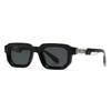 Lunettes de soleil vintage pour femme Plastique dégradé Rétro Carré Lunettes de soleil pour femme UV400 Lunettes de soleil pour la conduite Extérieur