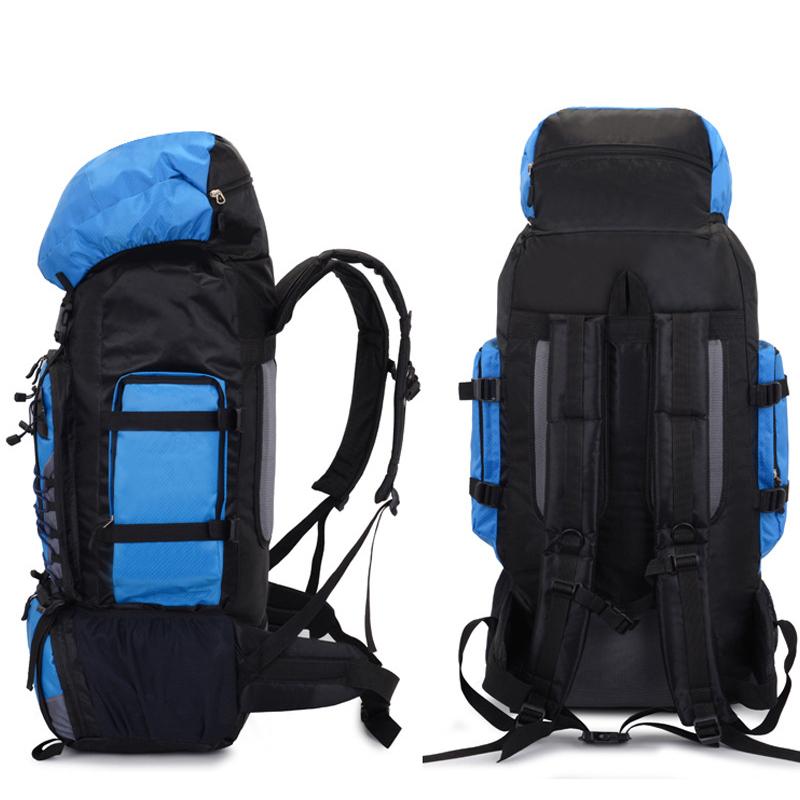 90L 80L Reisetasche Camping Rucksack Wandern Armee Klettern Taschen Bergsteigen Große Kapazität Sport Tasche Outdoor Militär XA857WA