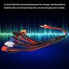 4.0mm Banana Connector 8 in 1 MultiFunction Charger Adapter for RC Chargers RC Batteries(Black and Red)
