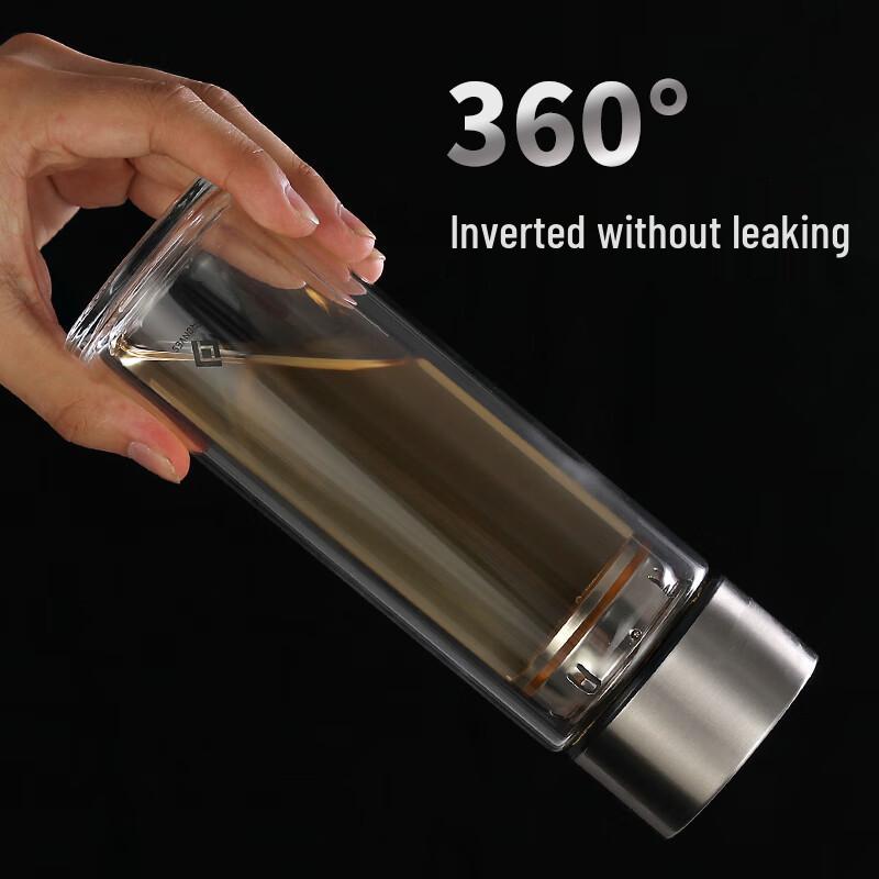 Yileya High-End Fashion Double-Wall Glass Tea Cup