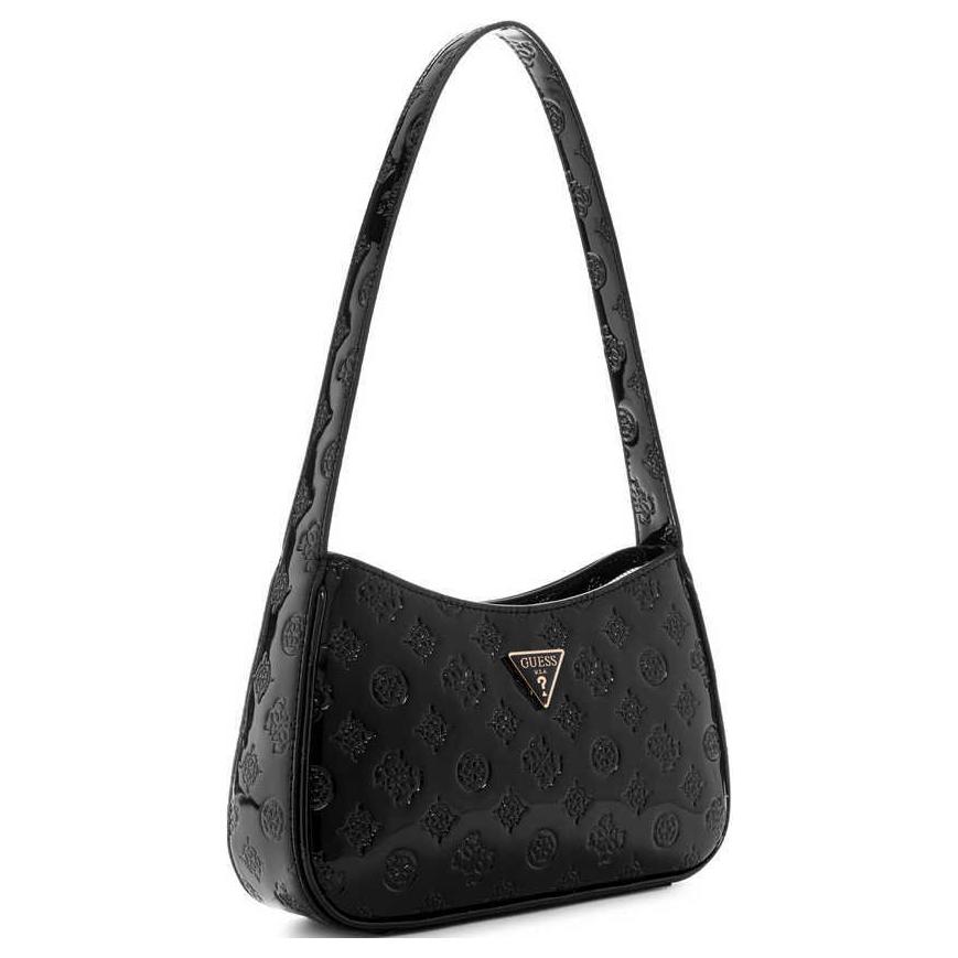 New GUESS Artificial Leather Handbag, Shoulder Bag Medium Women's Black TV949617-BLO