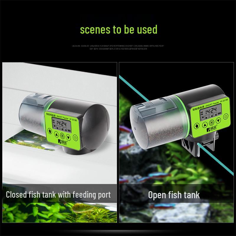 Smart Aquarium Fish Feeder with Timer - Large Capacity for Goldfish