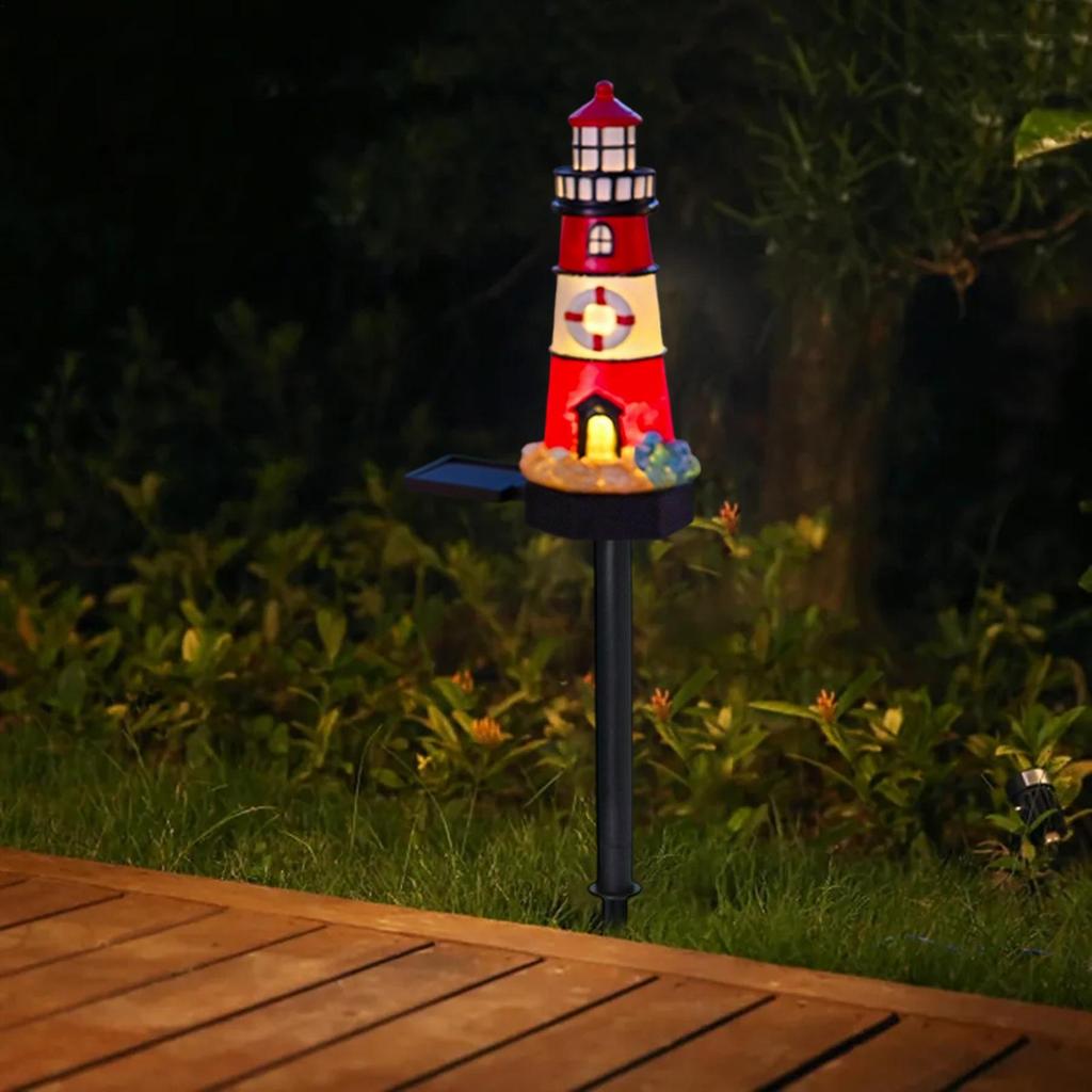 Outdoor Solar Lights Watchtower All-Weather Lamp Weatherproof Lighting Decor For Pool Balcony Deck Fence Gazebo Walkway Yard