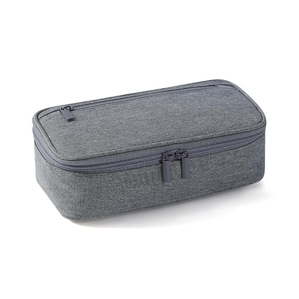 Portable Two-layer Large Capacity Pencil Bag Boy Canvas Pen Case School Office Supplies Storage Bag Office Stationery Bag Gift