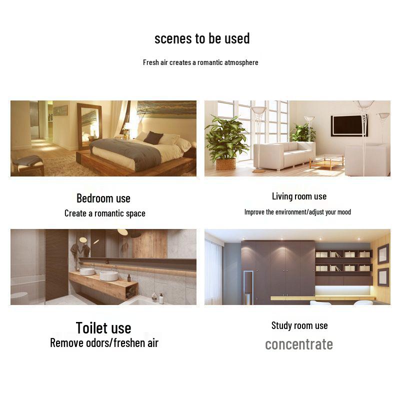 Plant-Based Water-Soluble Aromatherapy Essential Oil Deodorizer for Humidifiers and Hotels