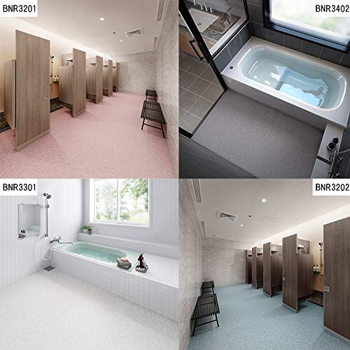 Toli Busna Real Design Bathroom Floor Sheet, 182cm Wide, 3.5mm Thick, 1m Unit (BNR3104)
